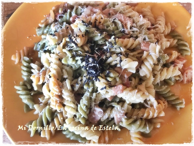Cocida congelar pasta