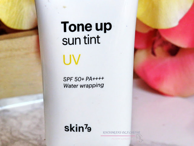 Skin79 Tone Up Sun Tint UV SPF50+ PA+++, krem z filtrem, ochrona przeciwsłoneczna, lekki krem ochronny Skin79 Tone Up Sun Tint UV SPF50+ PA+++, pielęgnacja skóry latem, Kwadrans dla Ciebie,