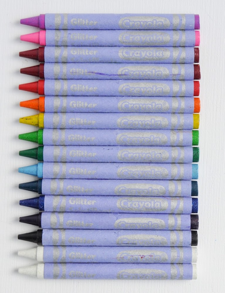 Buy Crayola Crayons, 24 Count  Glitter Crayons, 16 Count