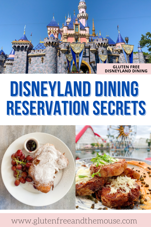 Disneyland Dining Reservation Secrets MouseDining Disneyland Gluten