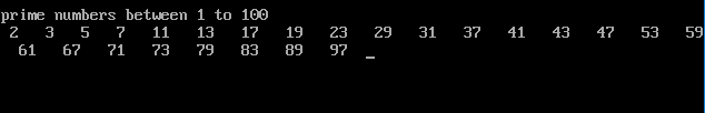 7) Write a program that finds and display the prime numbers between 1 ...