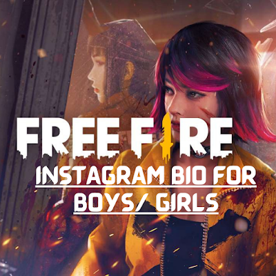 Instagram bio for free fire gamers