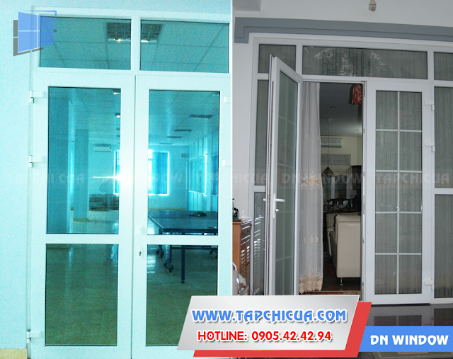 Mẫu cửa đi 2 cánh mở quay, cửa nhựa lõi thép ở đà nẵng, cửa nhựa đà nẵng Mẫu cửa đi 2 cánh mở quay, cửa nhựa lõi thép ở đà nẵng, cửa nhựa đà nẵng