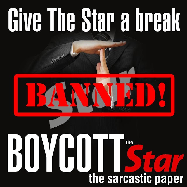 A Friendly Warning Will Not Be It..The Sarcastic Star Paper Should Be Banned