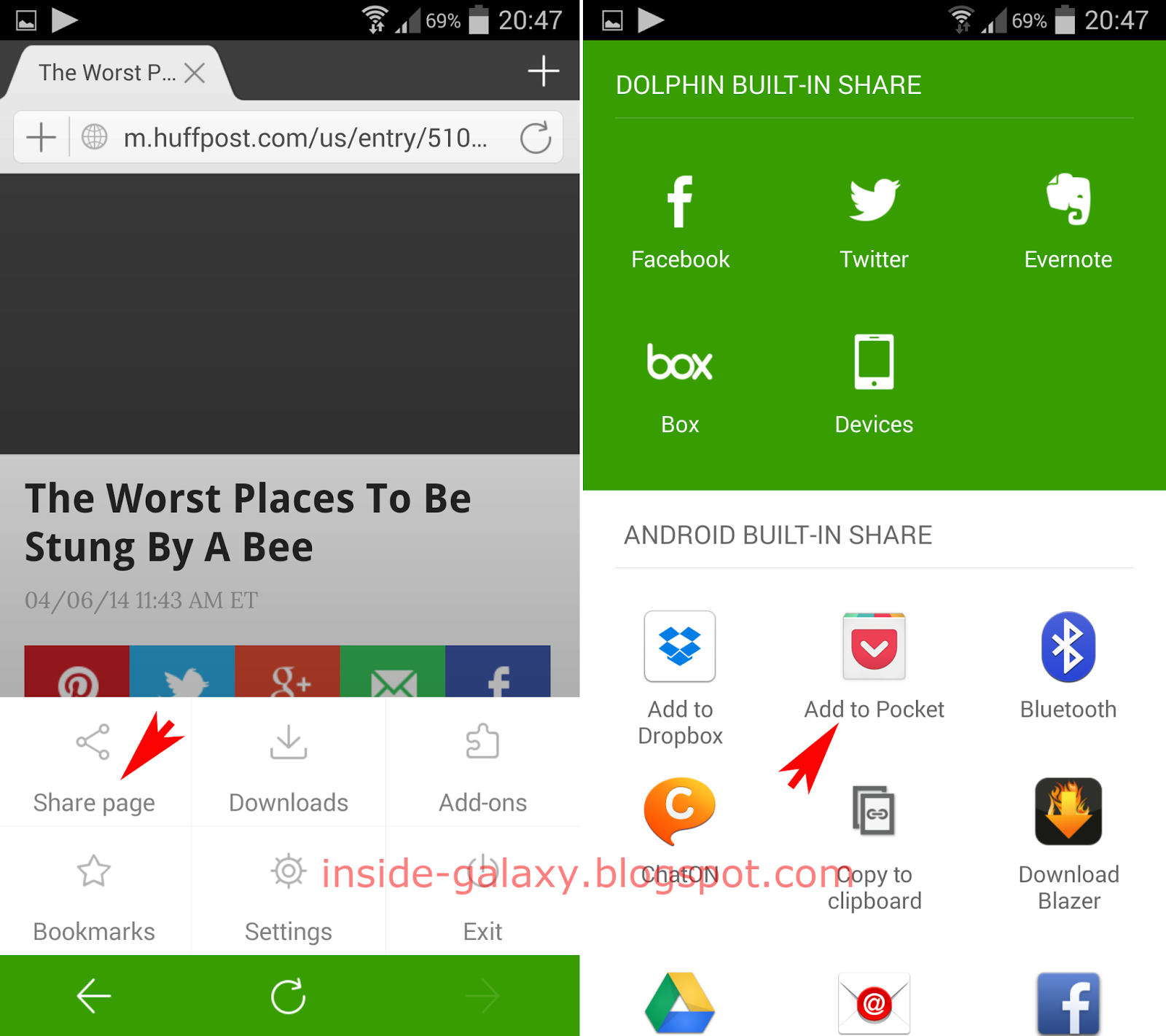 Inside Galaxy Samsung Galaxy S4 How to Save Pages for Offline Reading