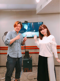 Masaya Matuskaze (left) and Haruka Terui (right), the voices for Ryo Hazuki and Shenhua Ling in Shenmue III.