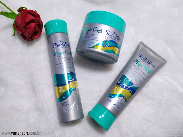 #Testei: Linha Magic Curls (Shine Blue Cosméticos) #Testei: Linha Magic Curls (Shine Blue Cosméticos)