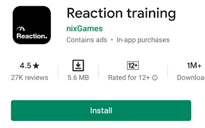 Reaction Traning App: