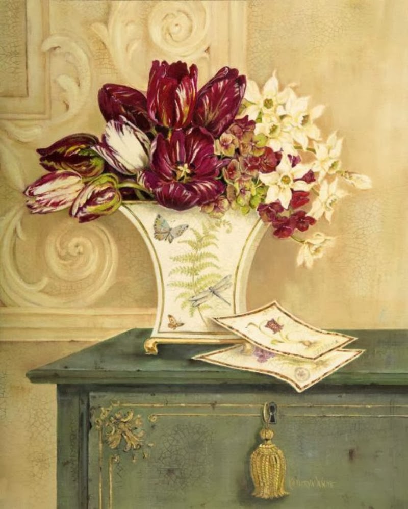KathrynWhite British Painter Decorative Flowers