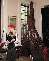 Caricaturist at Paris themed event