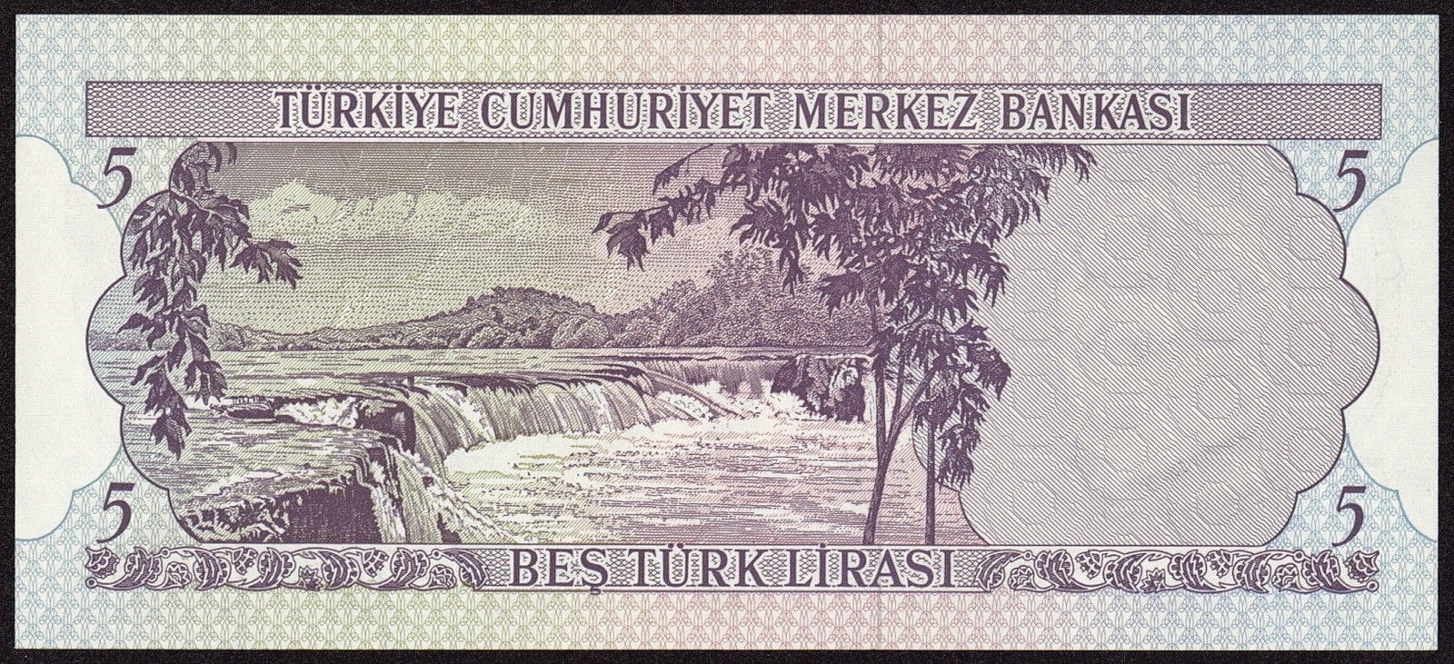 Turkey 5 Lirasi banknote 1970World Banknotes & Coins Pictures Old