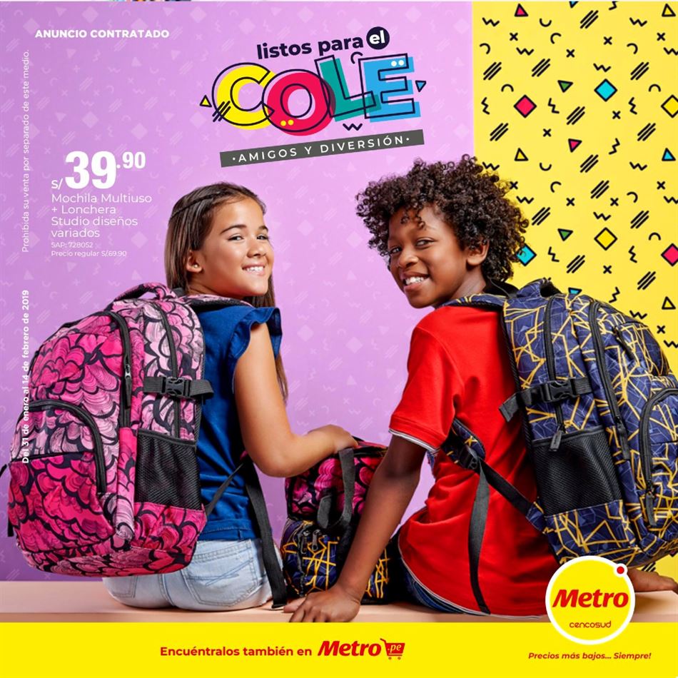 catalogo Metro 2021 listos para el cole