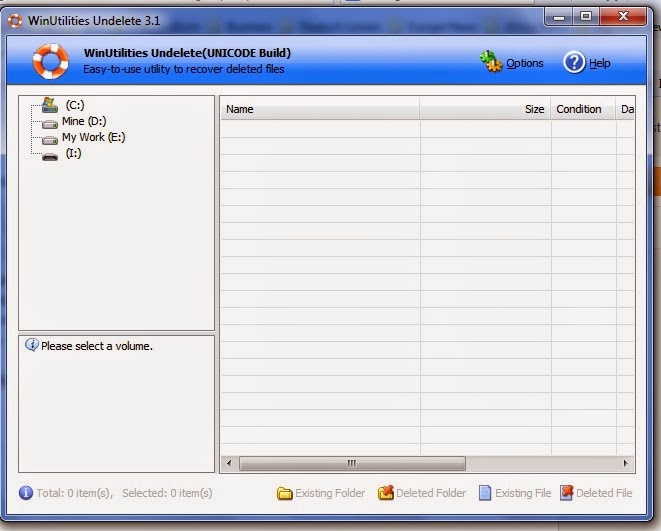 undelet file, recover deleted file, winutulities software