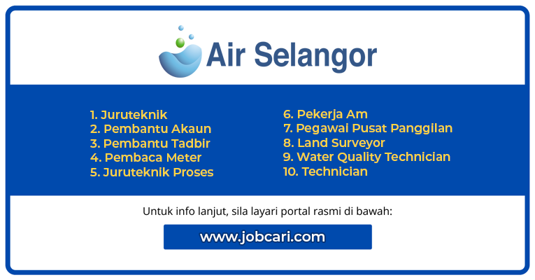 Air selangor semakan Jadual Air