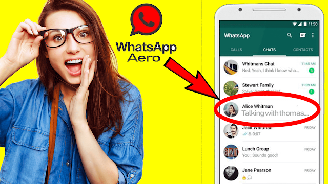 واتساب ايرو whatsapp Aero الاصدار 8 بمميزات رهيبة وخرافية