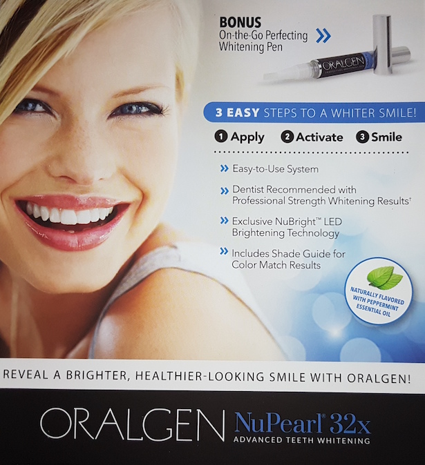 Beautifinous. Oralgen NuPearl 32x Advanced Teeth Whitening Kit review