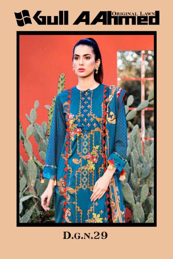 Vintage Garden By Gul Ahmed Printed Lawn Suits Unstitched 2 Piece GA23 –  Eshaal Collection Store