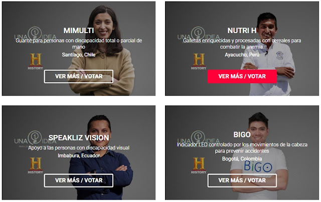 Julio Garay Barrios creador de galletas contra la anemia creador de galletas contra la anemia, lidera votación en concurso de History Channel