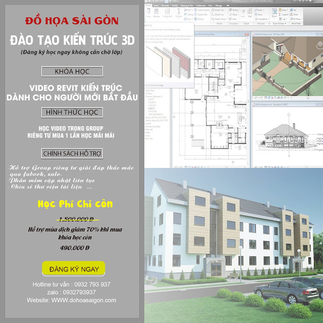 học revit cơ ban online