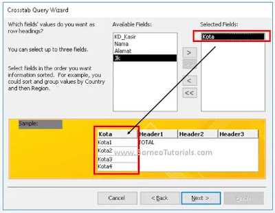 Cara Membuat Query Crosstab Menggunakan Wizard Access 2013 ...