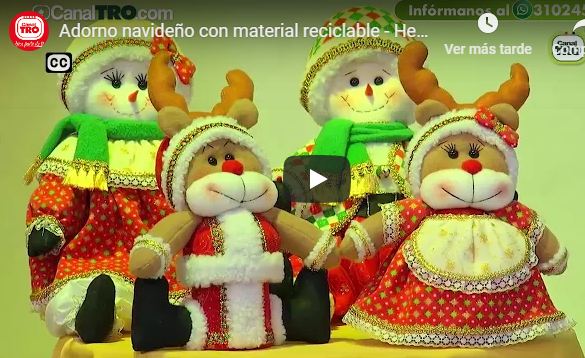 muñecos de navidad en botellas plasticas