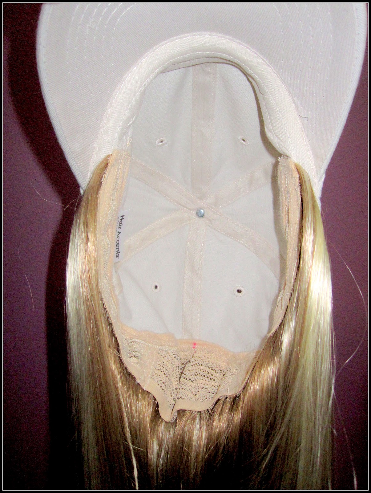 Lynne's Wig Boutique Baseball Hats with Hair Perfect for Summer