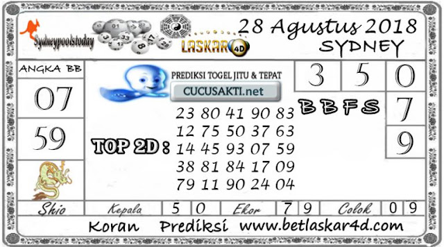 KODE SYAIR SYDNEY SELASA 28 AGUSTUS 2018 KODE SYAIR KALONG