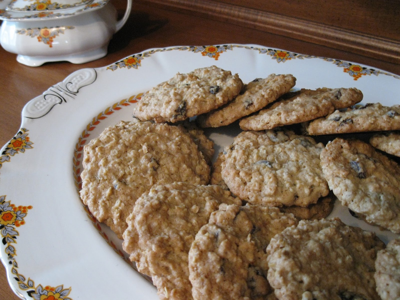 Ma cuisine...sans prétention Biscuits au gruau et raisins secs