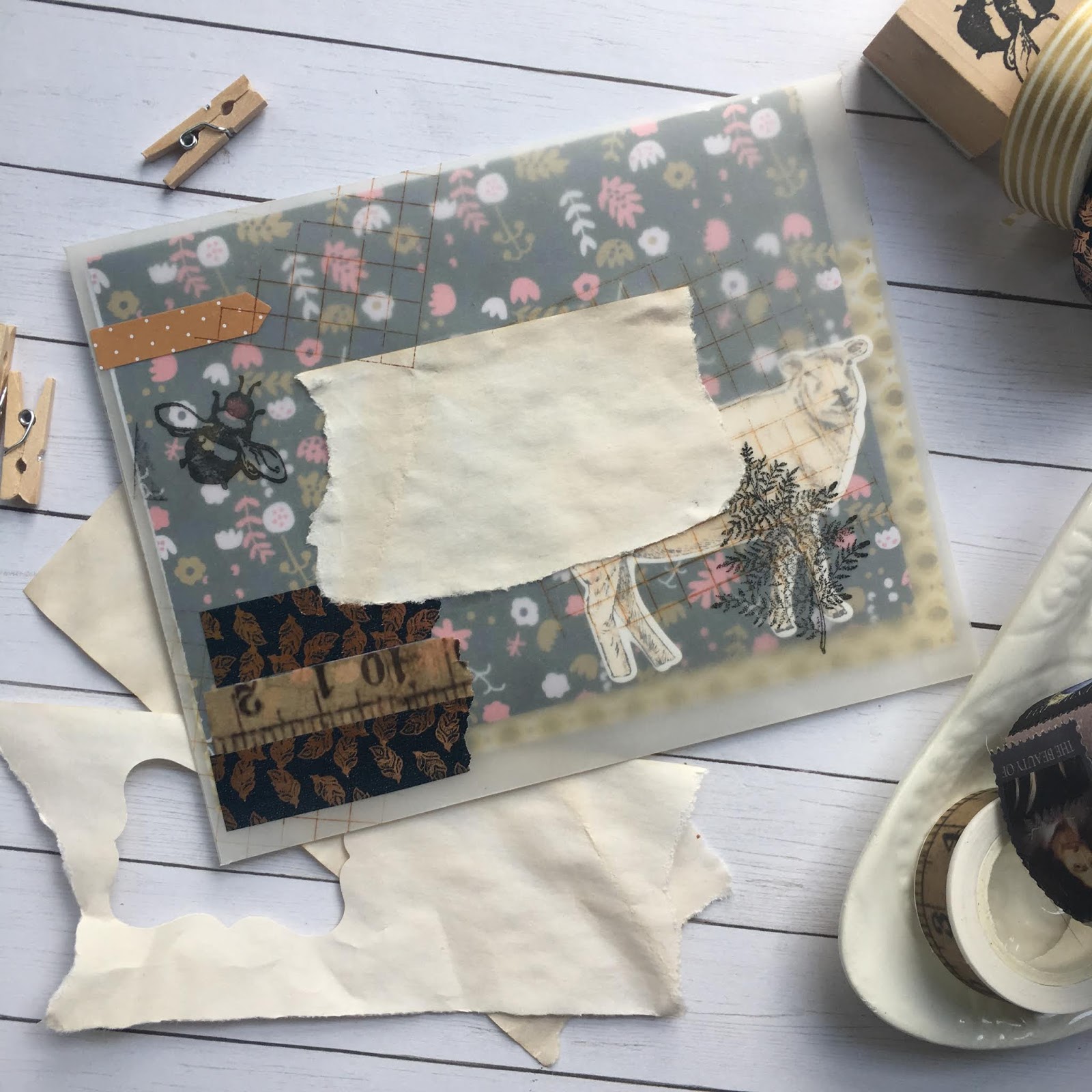 MAIL 025 DIY Vintage Inspired Vellum Envelope + Free Printable