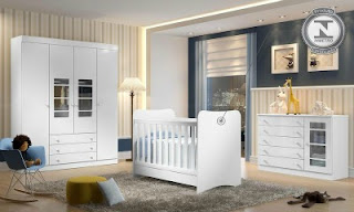 Quarto Infantil Completo Tutti-Frutti Branco Brilho