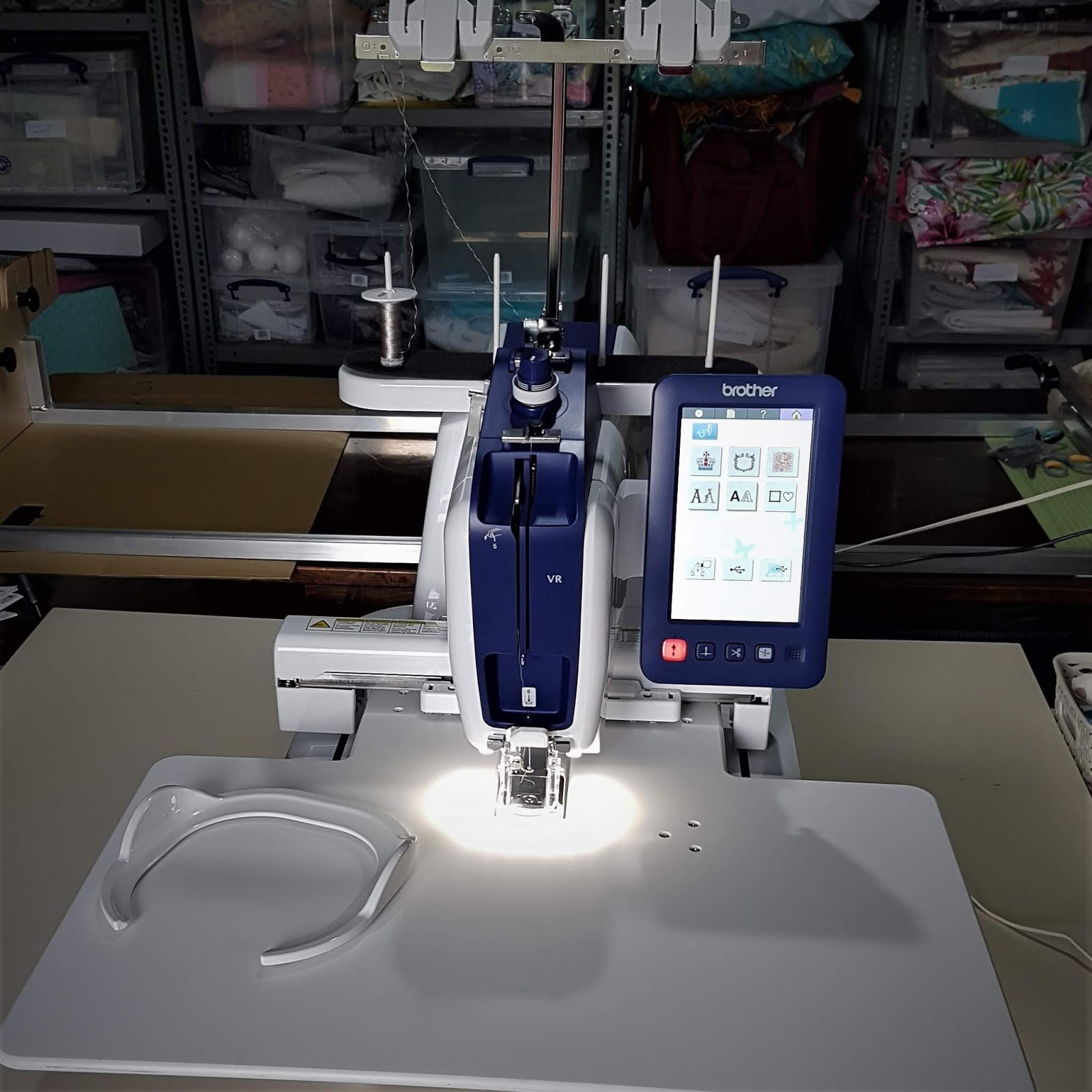 Brother Embroidery Machine – makes free-motion a breeze