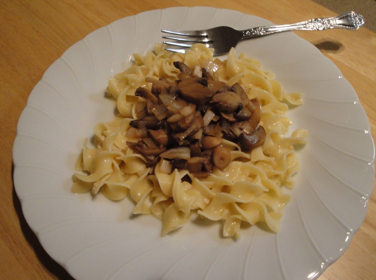 Christine's Pantry Garlic Butter Pasta with Mushrooms