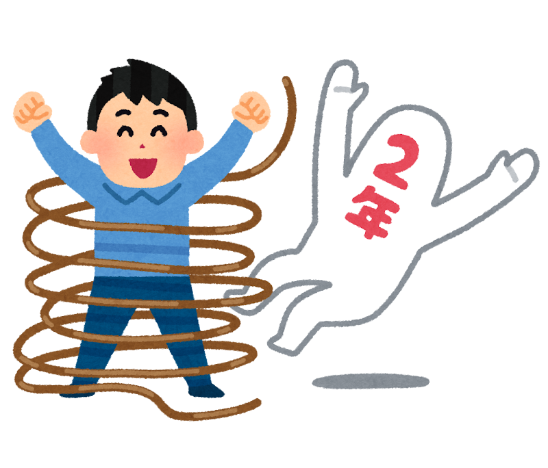 ２年縛りからの解放のイラスト かわいいフリー素材集 いらすとや