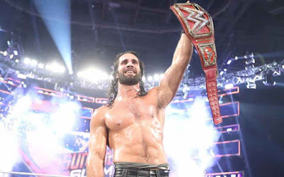 Seth Rollinses nuevo Campeón Universal de la WWE, luego de derrotar a a Brock Lesnar en el SummerSlam 2019