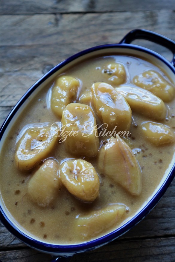 Pengat Pisang Nipah Yang Sedap - Azie Kitchen