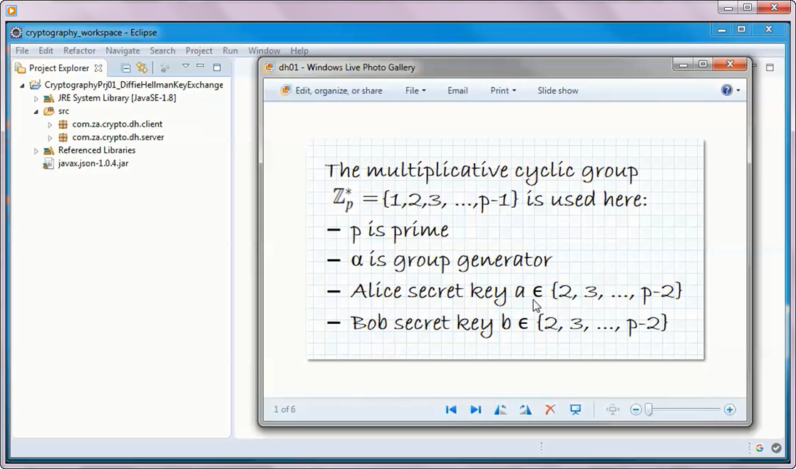Prototype Project: Diffie-Hellman Key Exchange - Public Key ...