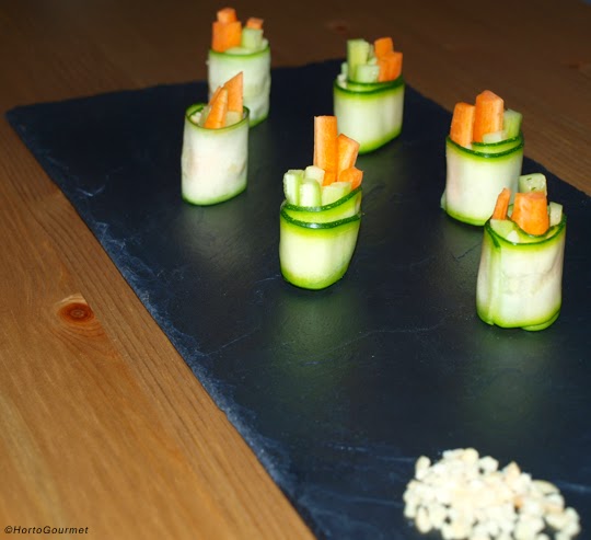 Rollitos de calabacín y verduras HortoGourmet