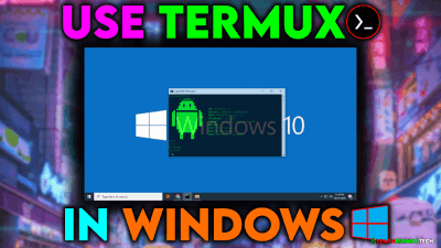 Termux SSH : Use Termux in Windows Using SSH Server
