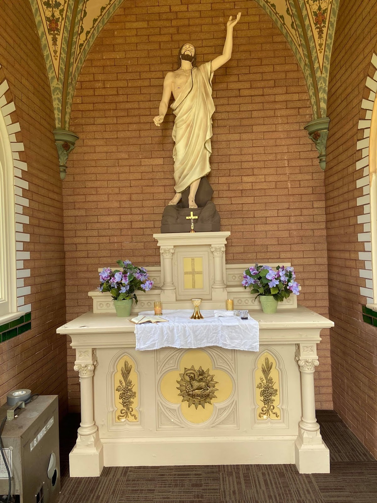 American Heartland NeoGothic Cemetery Chapel in New Vienna, Iowa
