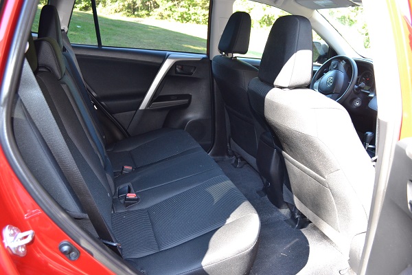 2016 Toyota RAV4 LE rear passenger seat