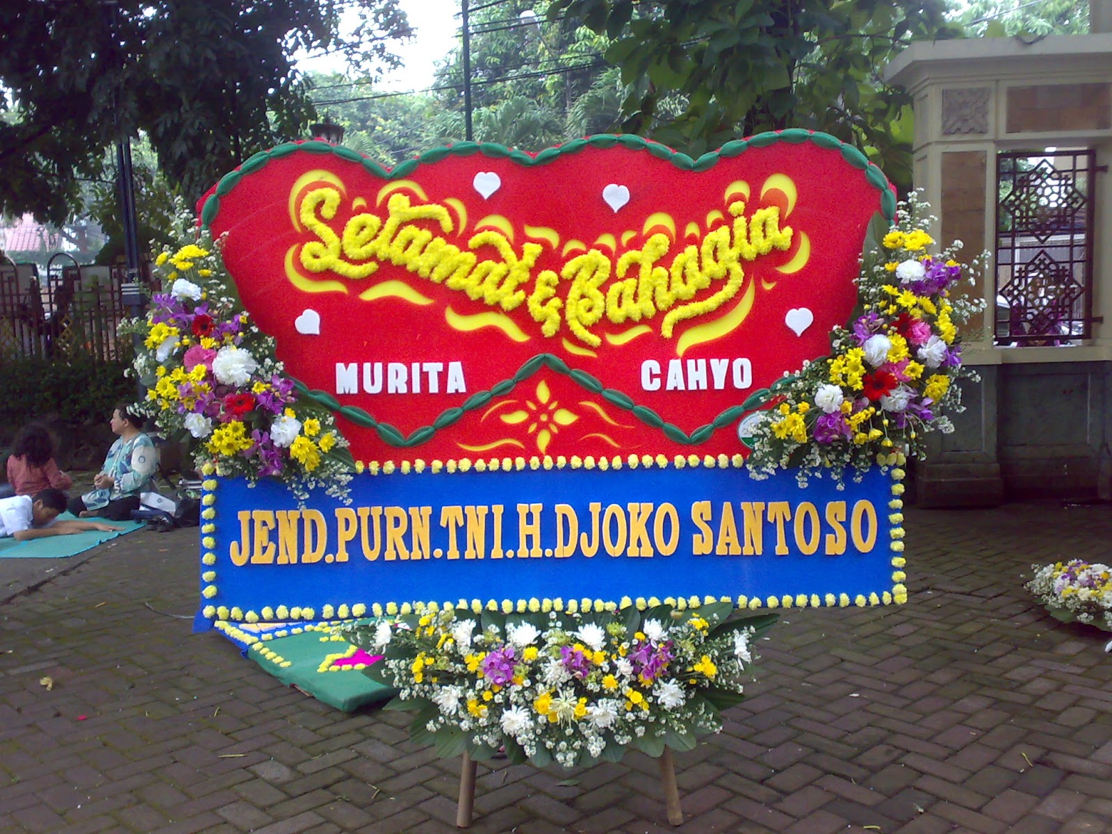 Contoh, Rangkaian Bunga, Ucapan, Selamat, Bahagia, Ulang Tahun