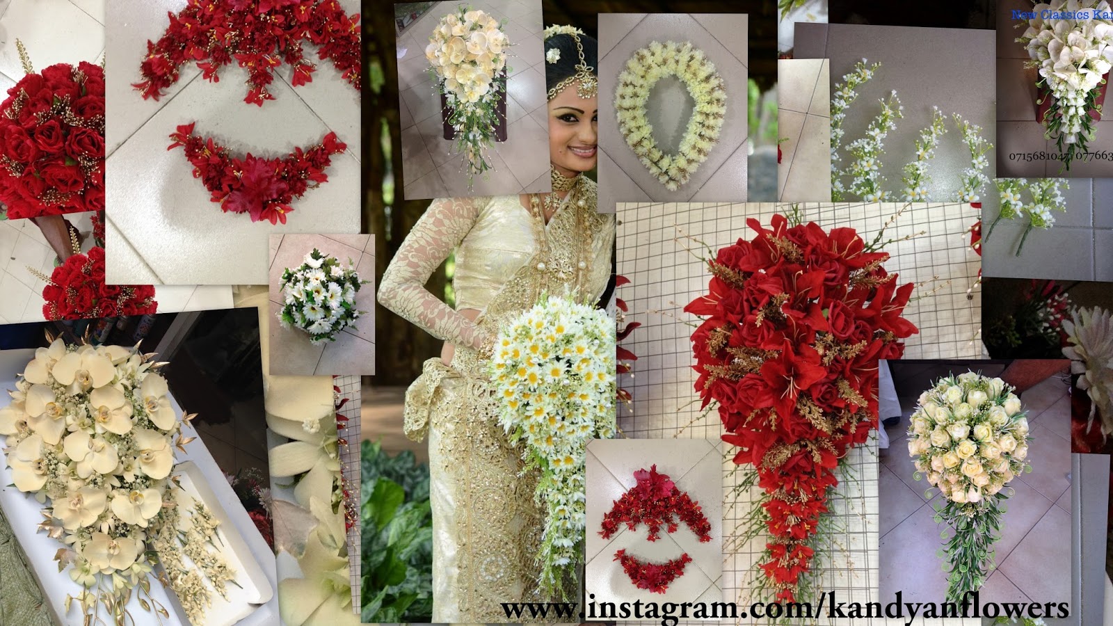 Kandyan Bridal Flower Bouquets Bouquets New Model