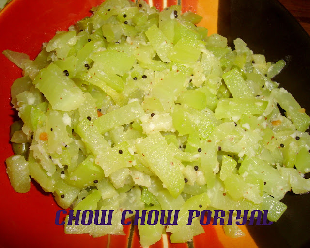 chayote poriyal