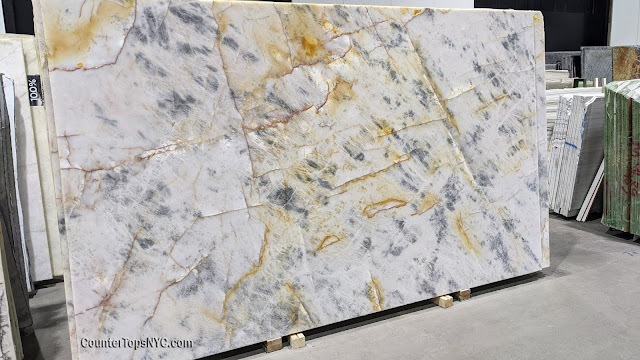 Cristallo Azur d'Or Quartzite 2cm NYC