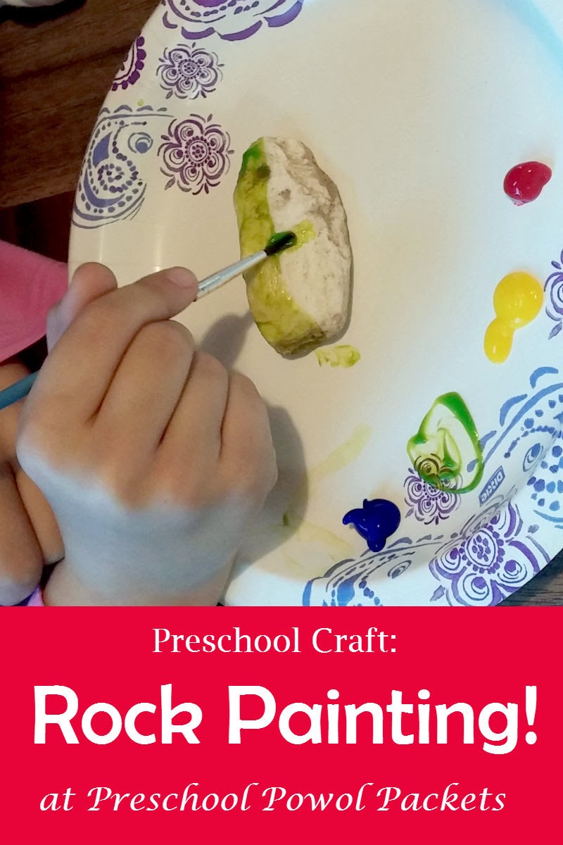 Preschool Craft: Rock Painting! | Preschool Powol Packets