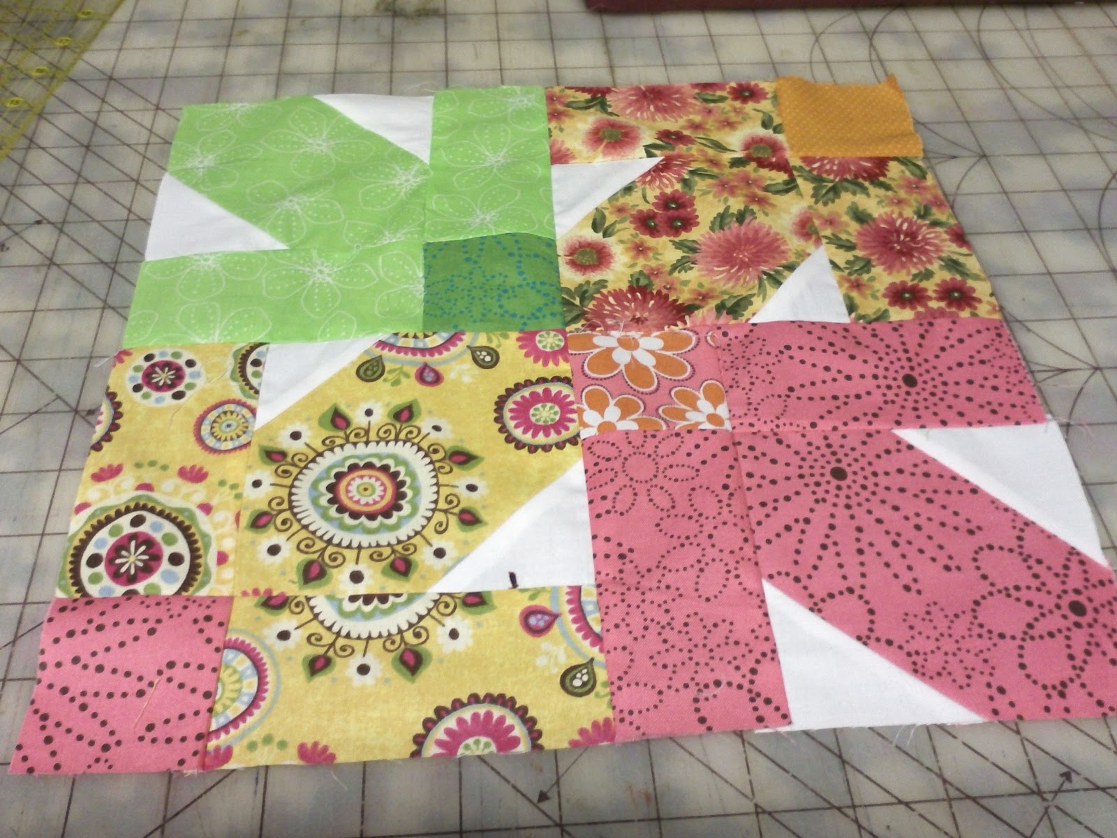 Living Lauralei Happy Scrap Quilt Block Swap