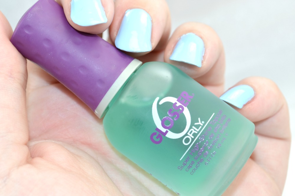 ORLY Glosser Super High Shine Topcoat Review And Swatches