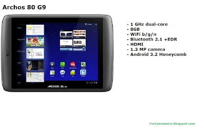 Archos 80 G9 Android tablet