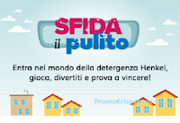 Concorso "Sfida il pulito" : vinci gratis ogni giorno 2 kit di prodotti detergenza Henkel e Gift Card Whishlist da 300 euro