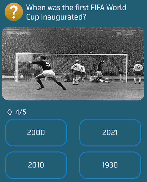 When was the first FIFA World Cup inaugurated?